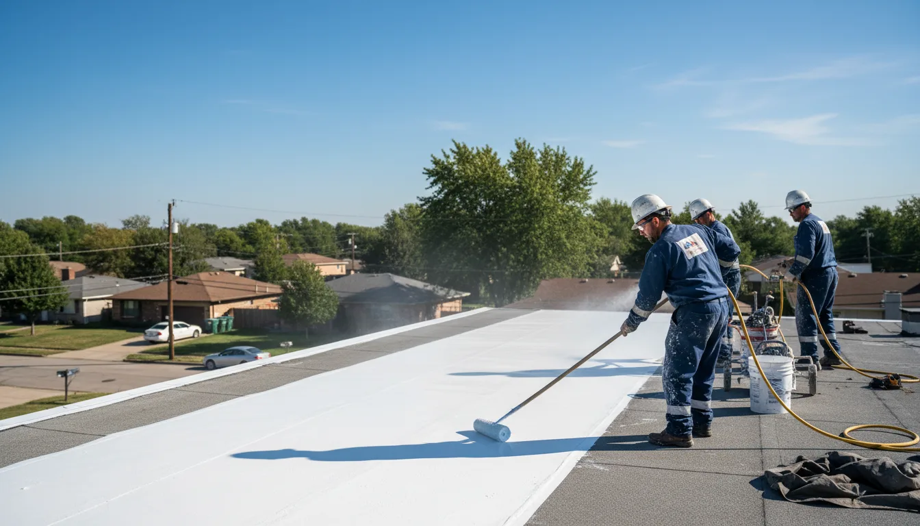 Commercial roof coating in Dickeyville, WI near me